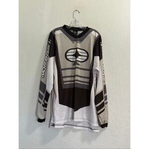 Vintage Y2K No Fear Elektron Moto Racing Long Sleeve Jersey XL SHIRT